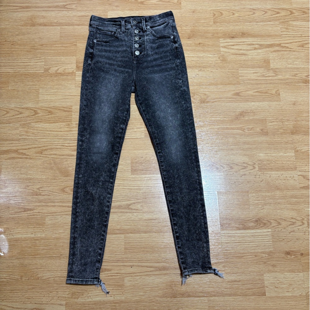 Express Charcoal Gray Denim Jeans